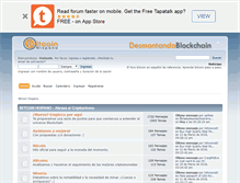 Tablet Screenshot of bitcoinhispano.org